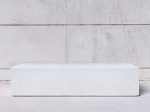 Модульная бетонная скамья без спинки