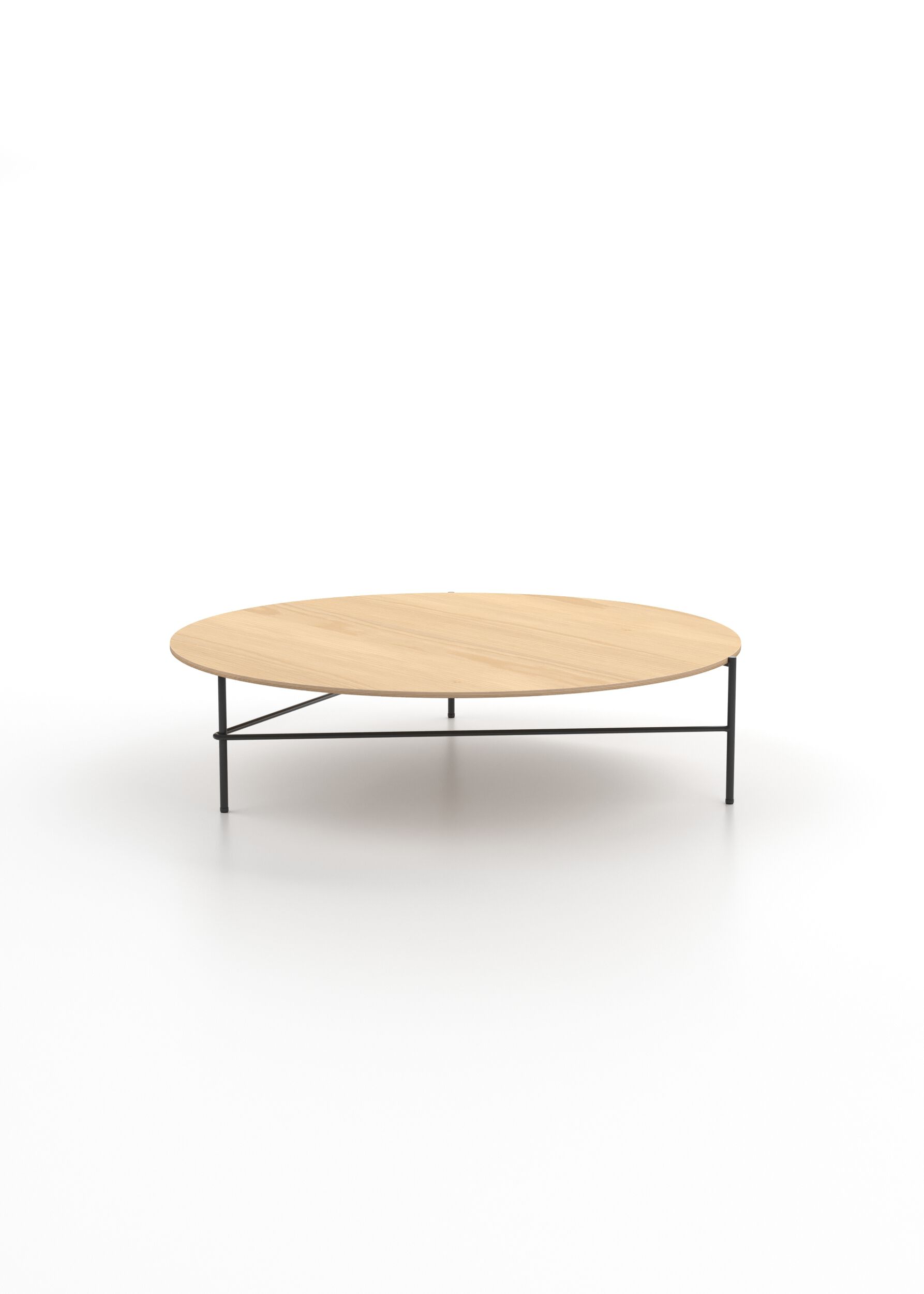 Круглый стол из стали и дерева Omelette Editions DOWNTOWN ARCH-00025518 - Вид №3