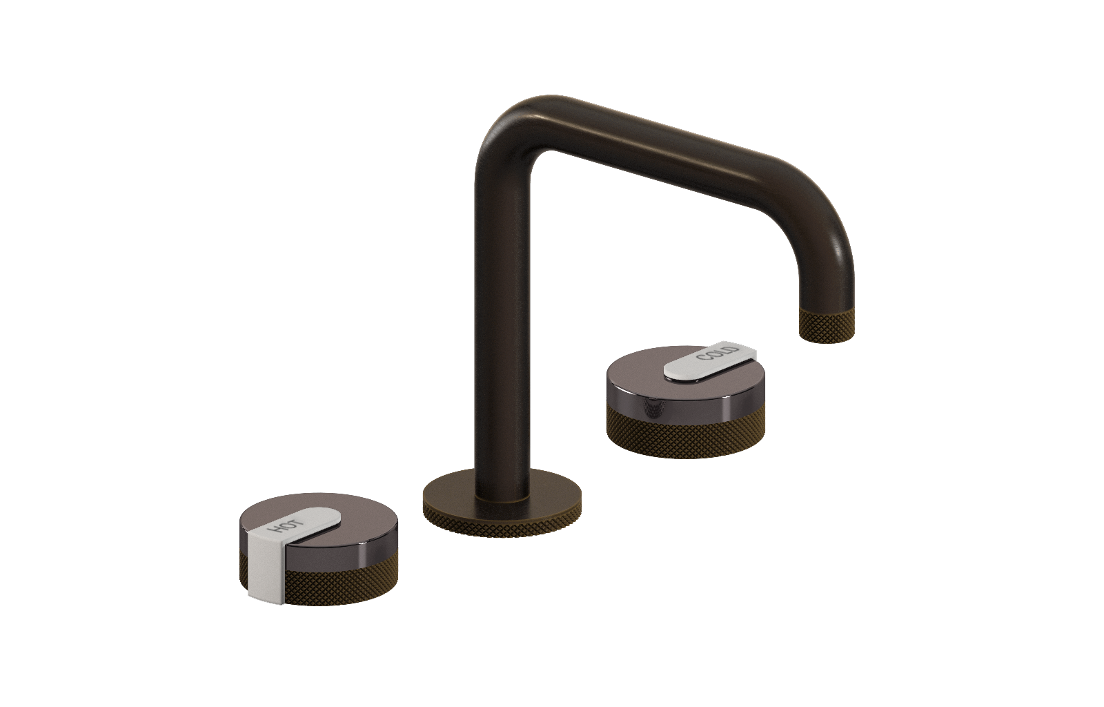 E-11511-R1OX-L1WT-OB Смеситель для умывальника на 3 отвертия GRAFF MOD+