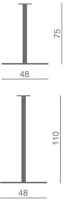Kastel Круглый высокий стол из стали Kapio sun-id-1379782 - Вид №11
