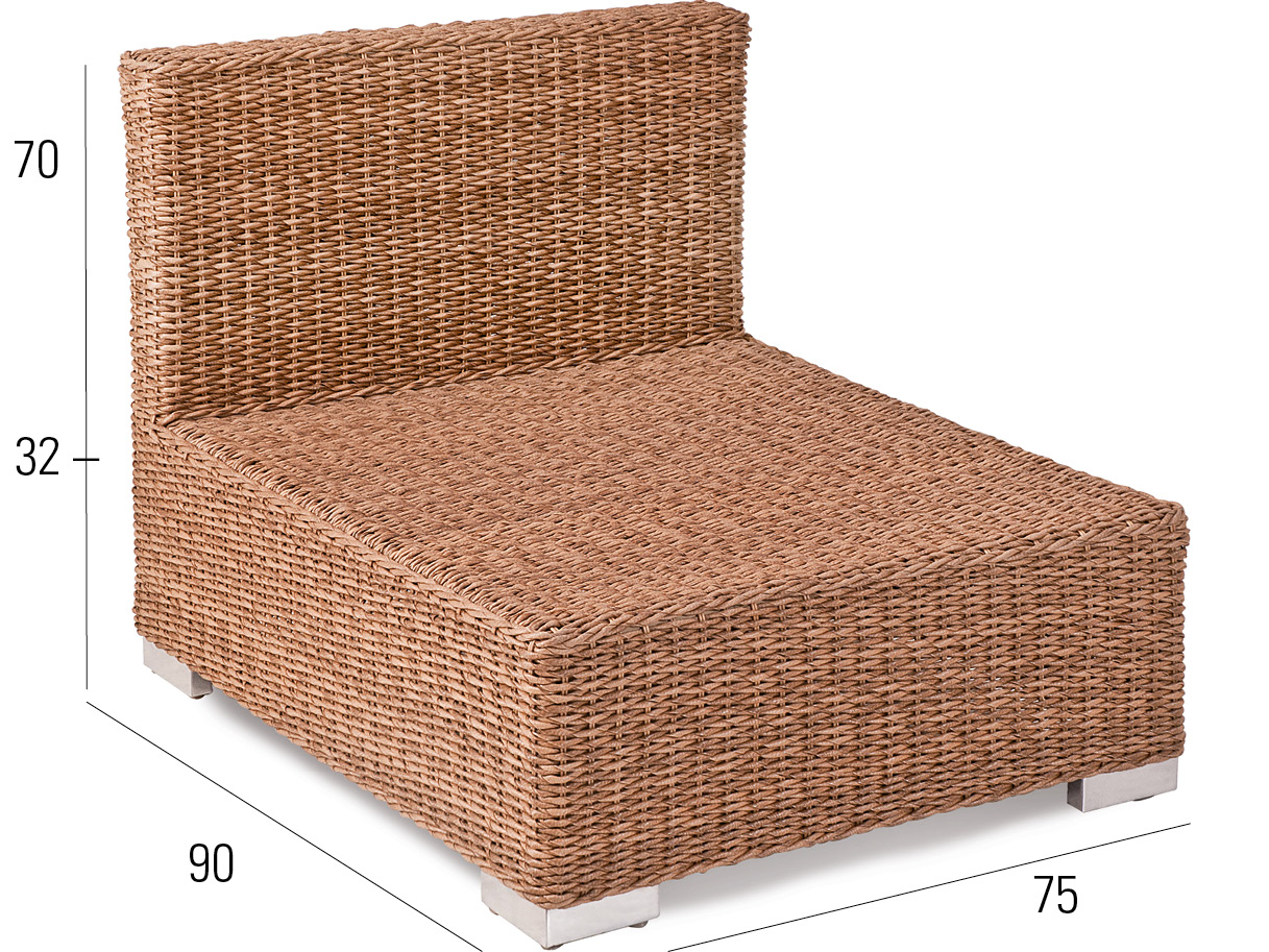 68.00.0452 Центральный модуль Bellini twist natural Mbm  - Вид №2