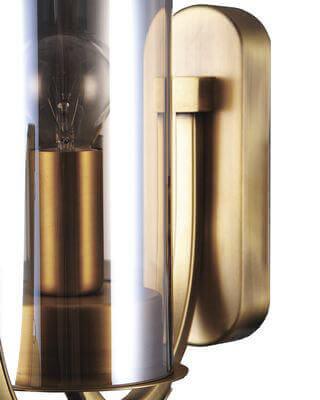 Бра настенное бронзовое Lumien Hall "Илис" 3303/1W-AB-SNGD-CGC LUMIEN HALL ИЛИС 00-3930207 Бронза  - Вид №1