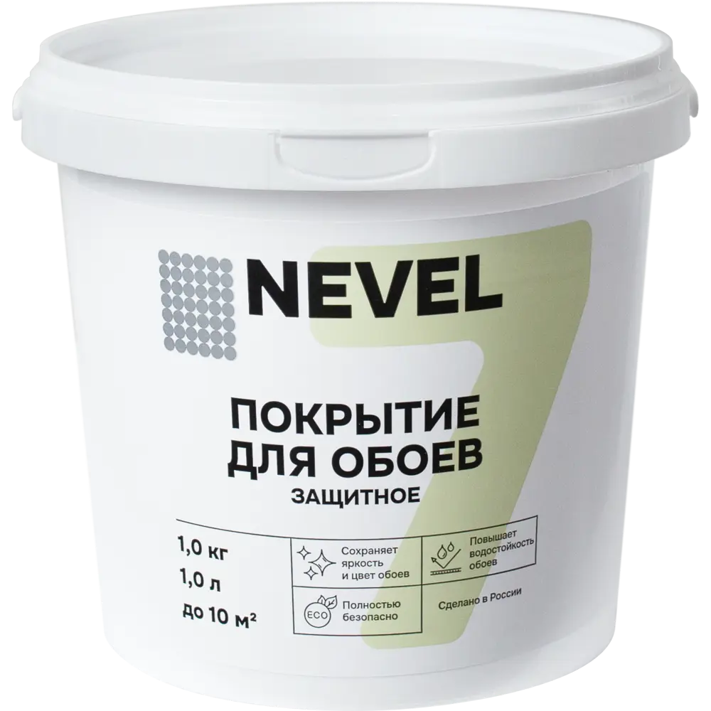 Покрытие защитное для обоев Nevel Silver 1 л 82141700 STLM-2181178 