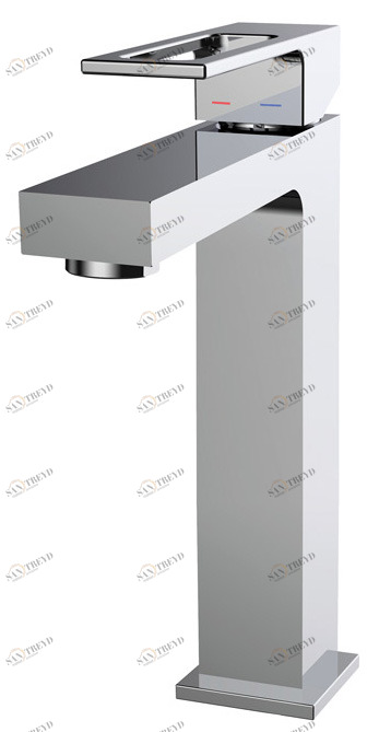 Смеситель для накладной раковины однорычажный, без донного клапана CEZARES EFFECT-LSM1-A-01-W0