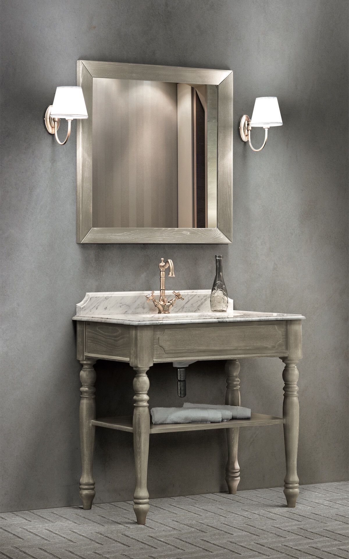 Напольный умывальник с ящиками Gaia Mobili Classic ARCH-00013011 - Вид №2