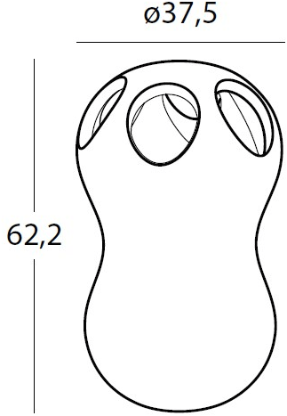 Casamania & Horm Подставка для зонтов из полиэтилена Zontik & korzina sun-id-1455879 - Вид №7