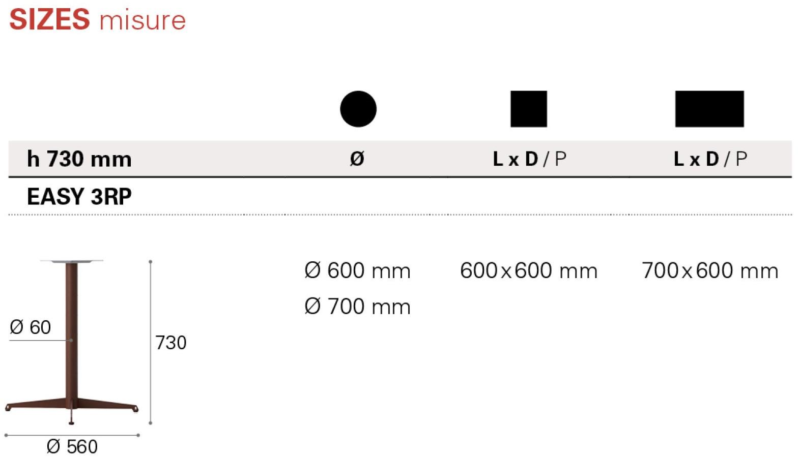 Nitesco Круглый стол с основанием 3 звезды Easy sun-id-1357572 - Вид №2