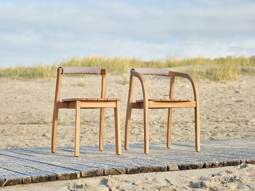 Wildspirit Стул деревянный с подлокотниками с открытой спинкой Arch sun-id-1510025 - Вид №8