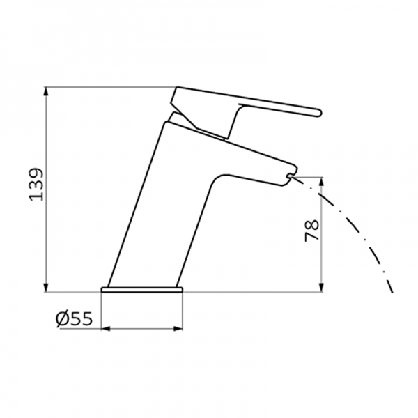 Смеситель для раковины WINNER GRB MIXERS 44521440  - Вид №1
