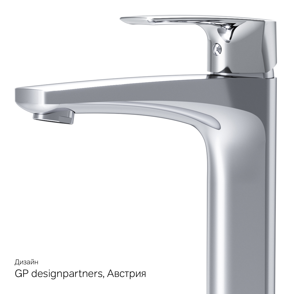 F90A92200 смеситель для умывальника излив 155 мм с д/к хром шт AM.PM Gem - Вид №8