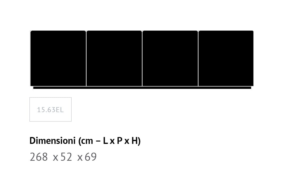 Деревянный шкаф с распашными дверями Bontempi Casa PICA ARCH-00064956 - Вид №16