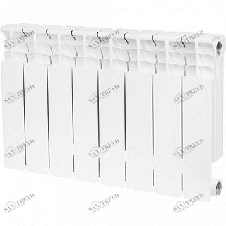 Радиатор STOUT Space 8 секций биметаллический секционный, высота 350мм SRB0310035008
