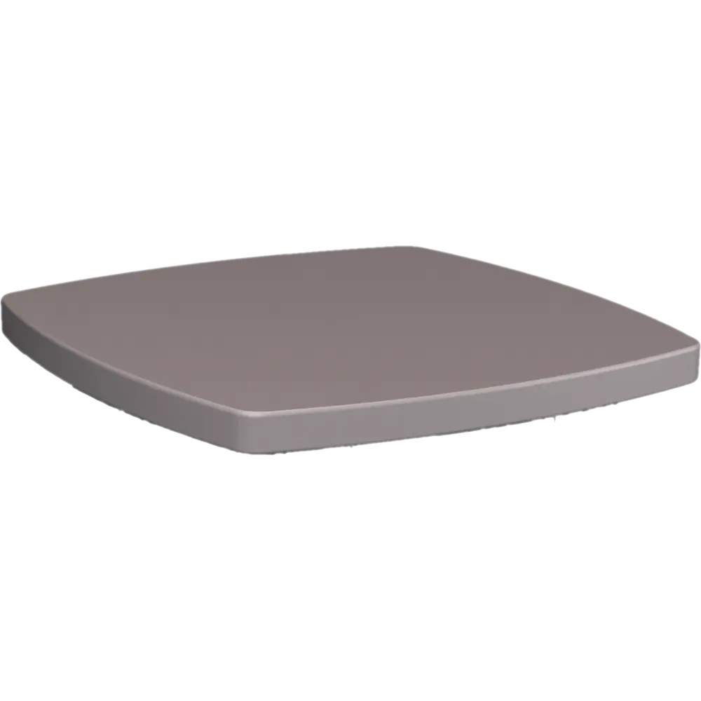 Сиденье для табурета Гавр Delinia 36.5x36.5x1.8 см жёсткое цвет графит 83697025 STLM-2031201 