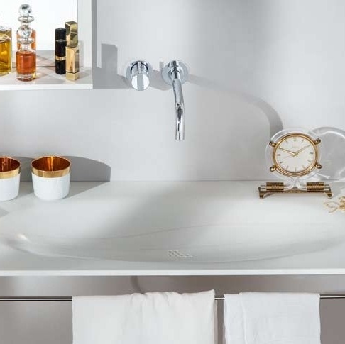 45748 Подвесная раковина настенная овальная Rapsel  белая  - Вид №3