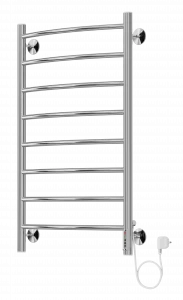 4660059580210 ЭЛЕКТРИКА Классик П8 500х850 электро ( new встроен диммер) Полотенцесушитель TERMINUS RAL 9005 глянец