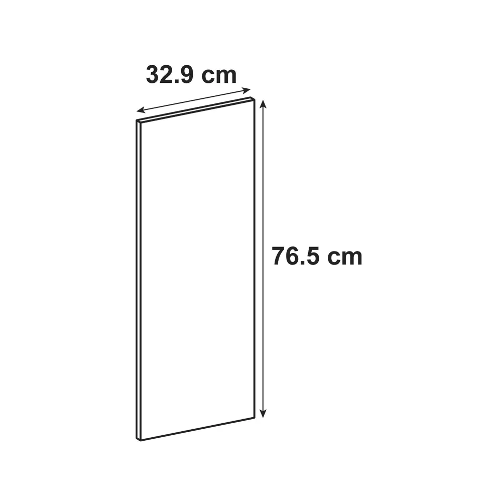 Фасад для кухонного шкафа Нордик 32.9x76.5 см Delinia ID ЛДСП цвет бежевый 82011475 STLM-2160176 - Вид №9