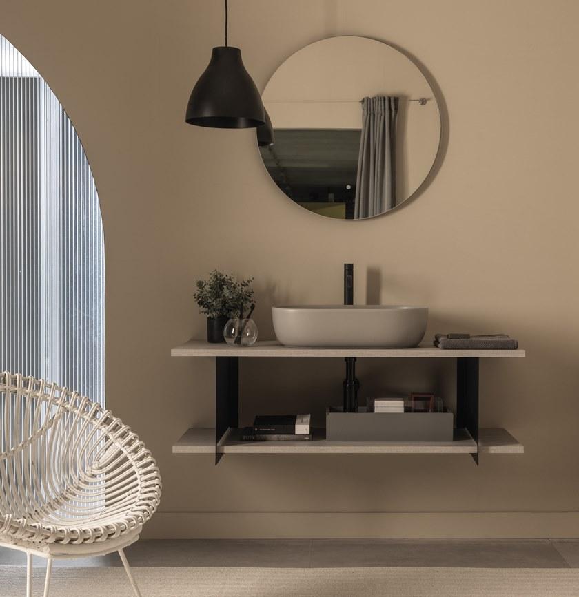 Scarabeo Ceramiche Тумба под умывальник подвесная одинарная Slide sun-id-1466050 - Вид №2