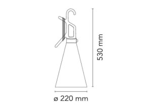Настольная лампа / подвесной светильник из полипропилена