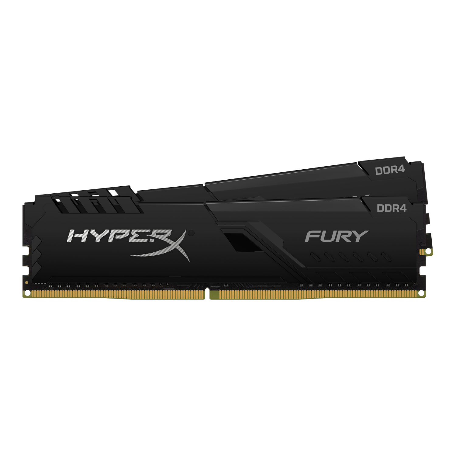 HX436C17FB3K2/16 16gb 3600mhz ddr4 cl17 dimm (kit of 2) 1rx8 hyperx fury black Kingston Santreyd  - Вид №1
