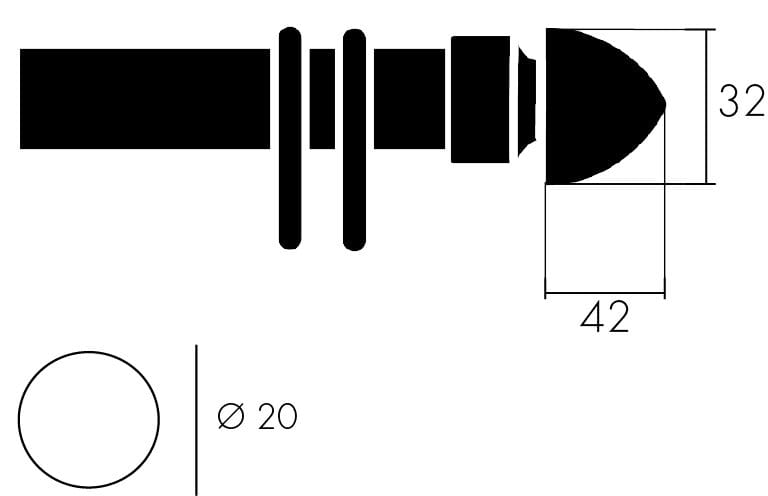 Карниз из нержавеющей стали Frandoli Steel ARCH-00058383 - Вид №2