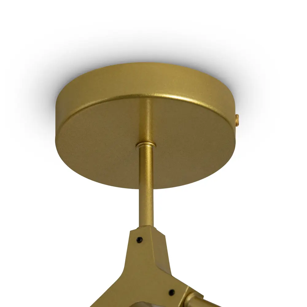 Freya Skip — золотая подвесная люстра с тремя шарами для современного интерьера 89398566 STLM-1564367 - Вид №2