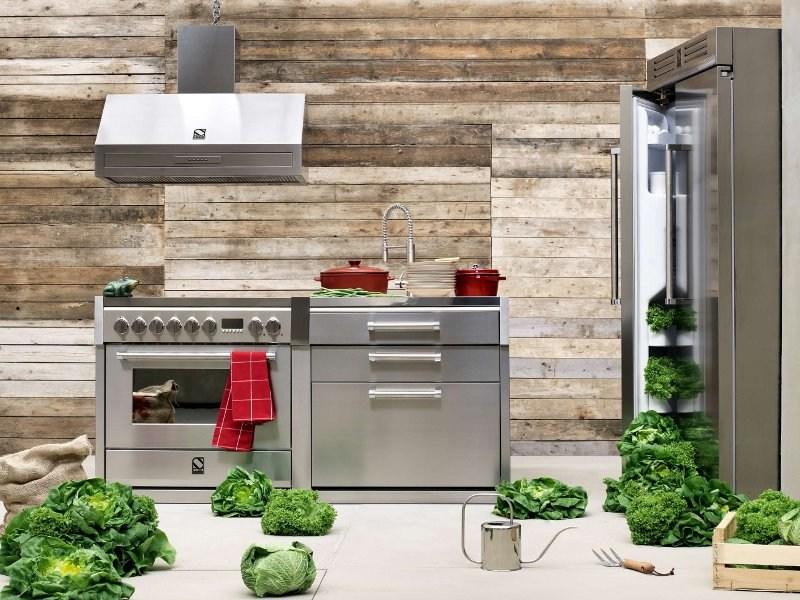 Steel Отдельностоящая кухня из нержавеющей стали Genesi sun-id-1347624 - Вид №6