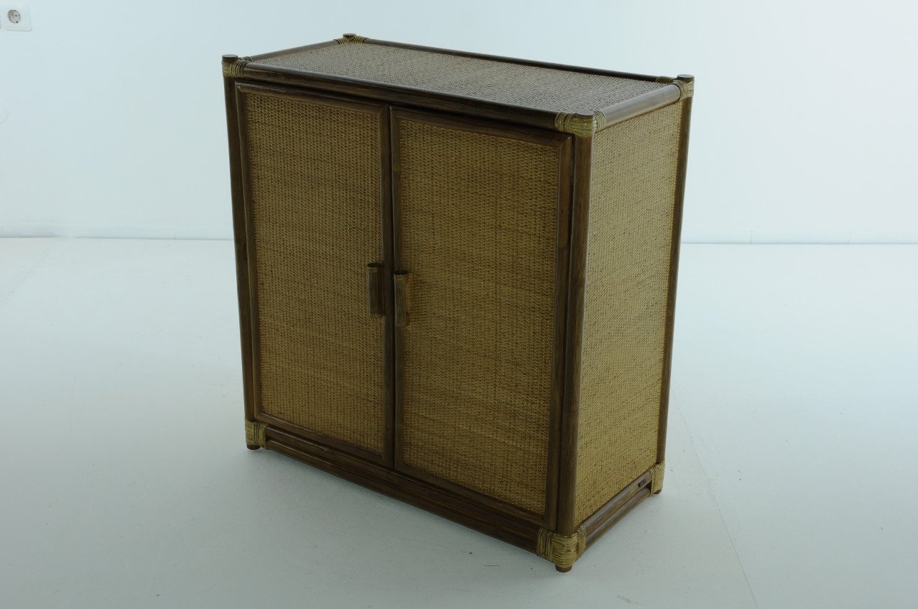 Комод из ротанга зеленый "Олива" 08/38 VINOTTI  00-3885301 Зеленый  - Вид №1