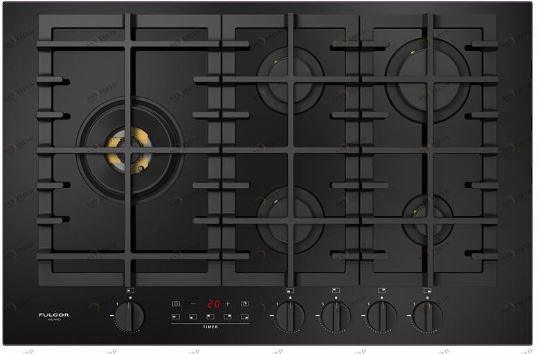 Fulgor Milano Газовая встраиваемая стеклокерамическая плита Cluster concept sun-id-1400947