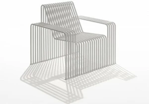 Urbantime Садовое кресло / сиденье для улицы из оцинкованной стали Zeroquindici.015