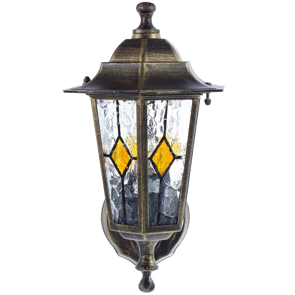 Бра уличное вверх Inspire Tiffany 1xE27х60 Вт, декоративное стекло, IP44 18249550 STLM-2003174  - Вид №1