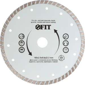 Диск отрезной универсальный Fit 37475 180x22.2x2.6 мм 82262257 STLM-2002561