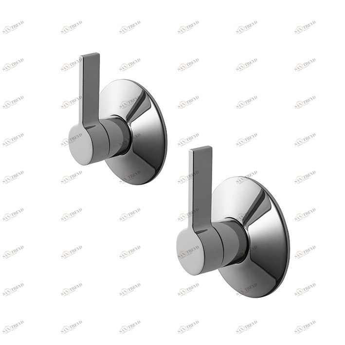 Комплект запорных клапанов 1/2 ”. Расход 59,94 л / мин. при 3 барах  Lignage NOKEN 100238516  CHROME 