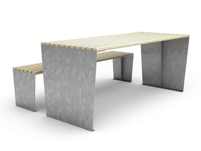 Прямоугольный стальной стол для общественных мест LAB23 Мэрилин ARCH-00045257 - Вид №3