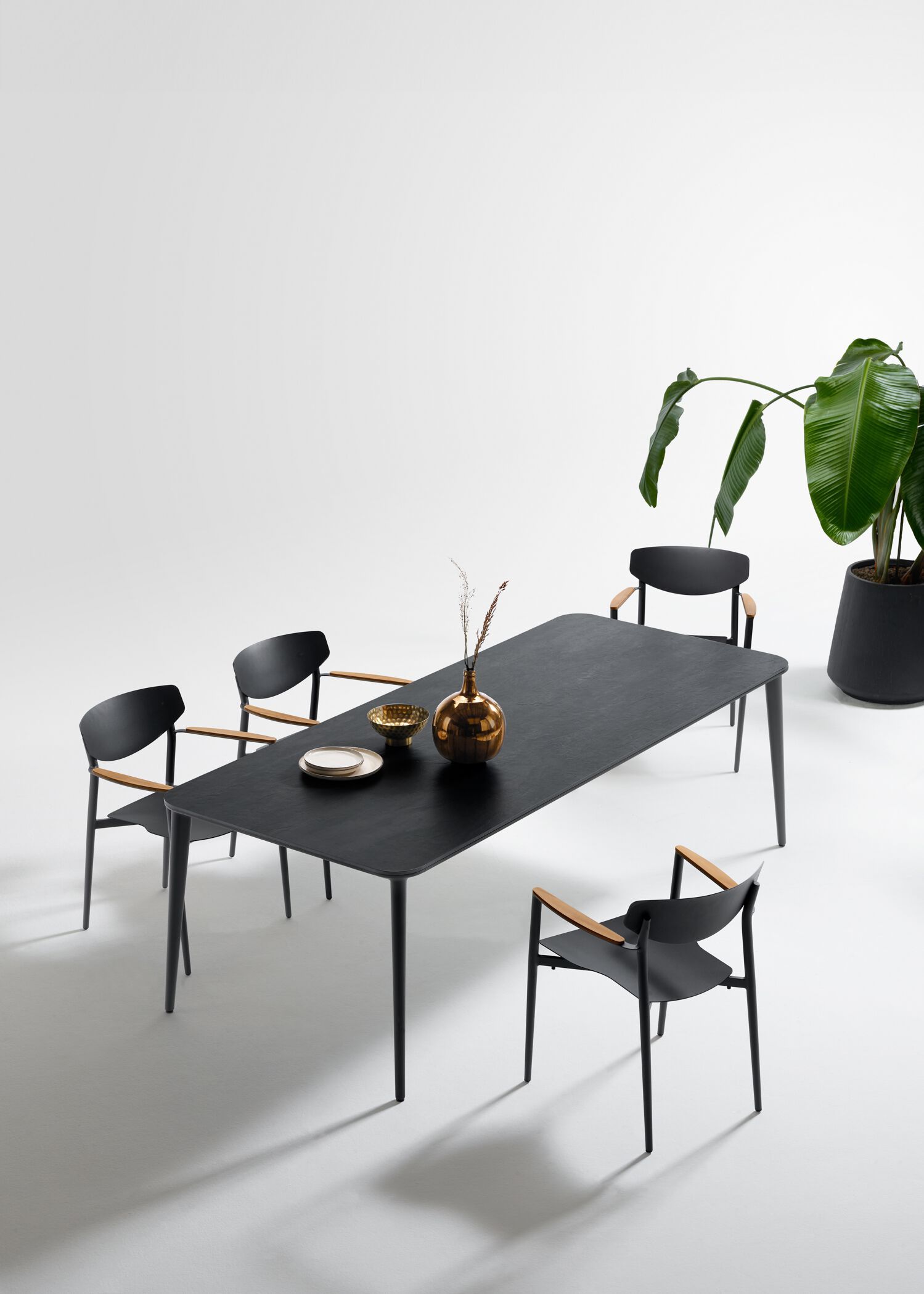 Прямоугольный садовый стол из керамогранита Atmosphera оригами ARCH-00126213 - Вид №5