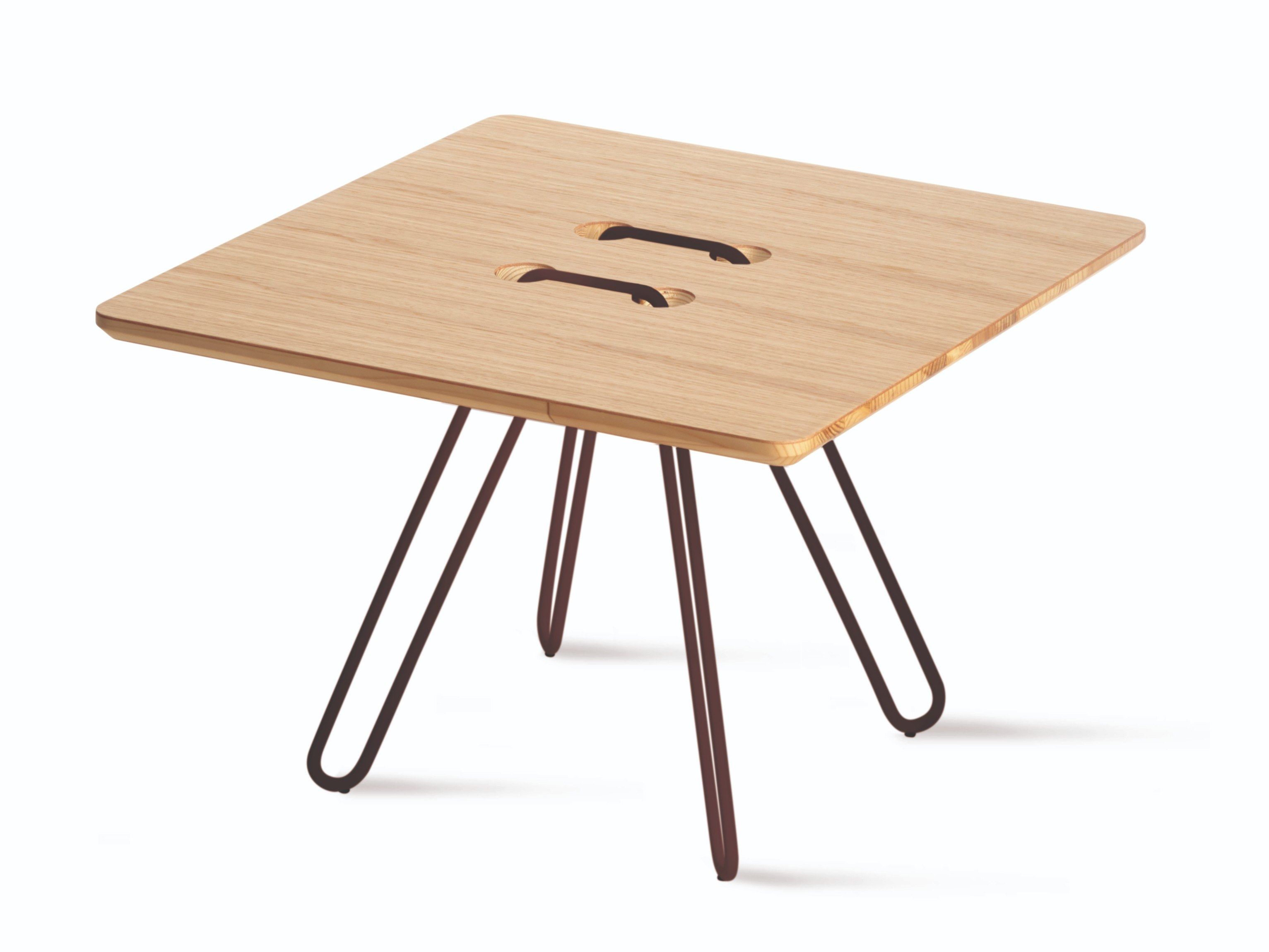 Низкий квадратный стол из дуба Casamania & Horm Twine T ARCH-00016871 - Вид №2