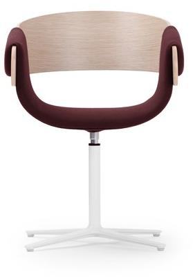 True Design Кресло вращающееся на 4 спицы с подлокотниками Kay Ka 1008 - Вид №2