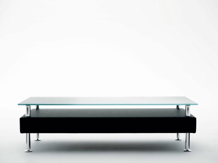 Ares Line Прямоугольный журнальный столик из дерева и стекла Naxos sun-id-1414609 - Вид №1