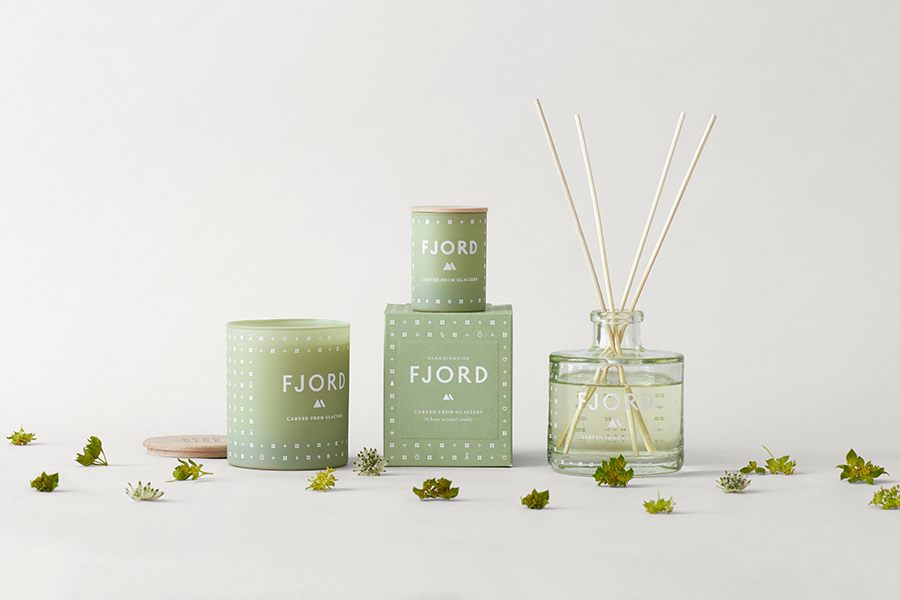 Свеча ароматическая FJORD с крышкой, 55 г S K A N D I N A V I S K SK1305 - Вид №1