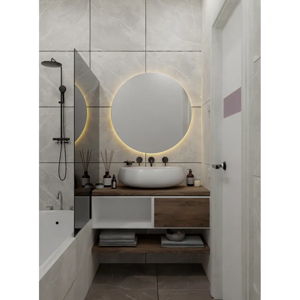 Глазурованный керамогранит Ceramente Stellare Lorraine 60x60 см 1.44 м² матовый цвет серый 87506976 STLM-2079086 - Вид №2