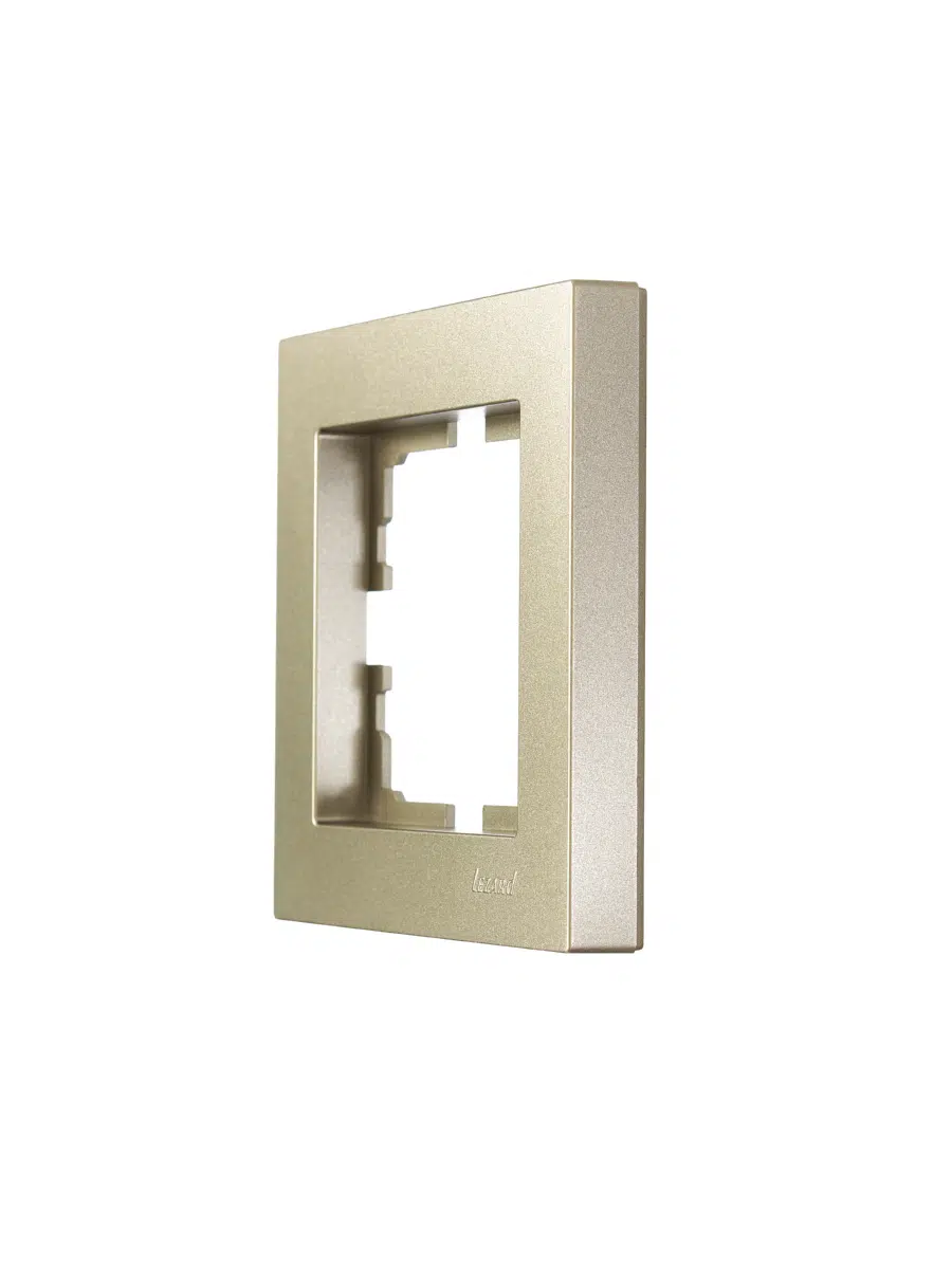 VESNA Рамка 1-ая горизонтальная без вст титан LEZARD 742-3700-146 - Вид №1