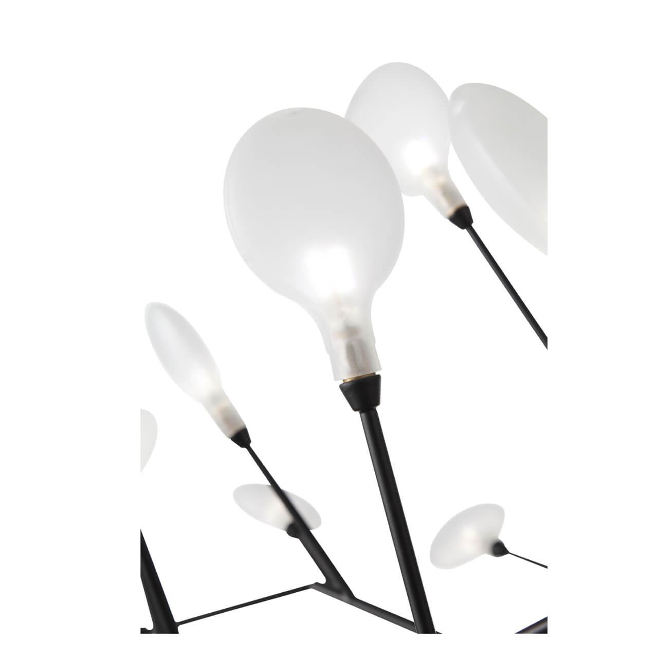 Торшер светодиодный 180х80 см черный с белым Riccardo SL411.425.27 ST LUCE ФЛОРИСТИКА 00-3889411 Белый;черный  - Вид №2
