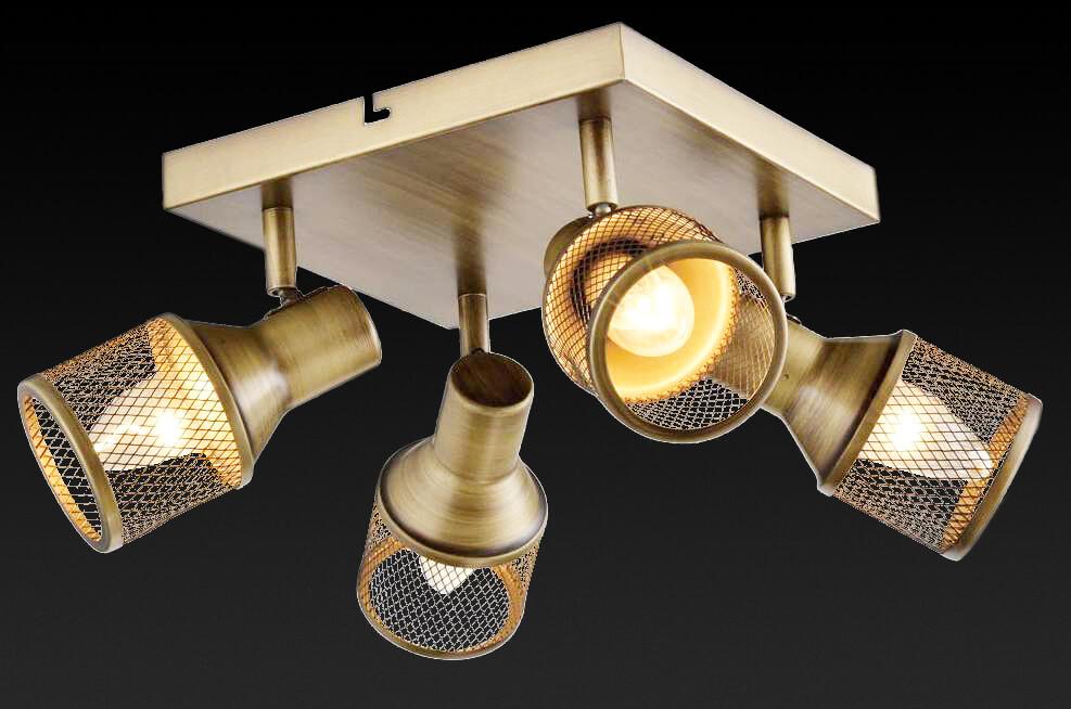 Спот потолочный на 4 лампы бронзовый Silvia TL3750Y-04AB TOPLIGHT SILVIA 00-3924202 Бронза - Вид №2