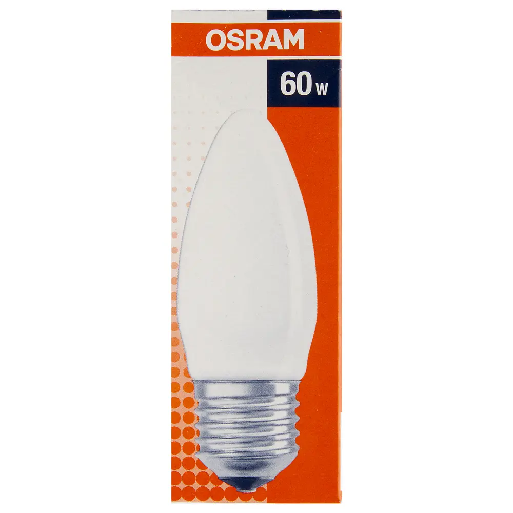 Лампа накаливания Osram свеча E27 60 Вт свет тёплый белый 12211905 STLM-2165932  - Вид №2