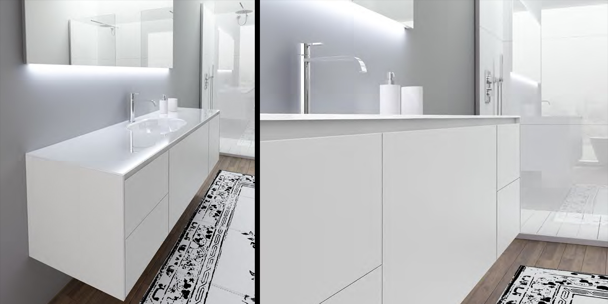 Комплект мебели №36 182,4 см Antonio Lupi PIANA Antoniolupi 36PIANA - Вид №2