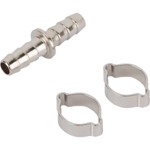 Переходник Elitech для компрессора со штуцером елочка 8 мм и уплотнительными кольцами 84552361