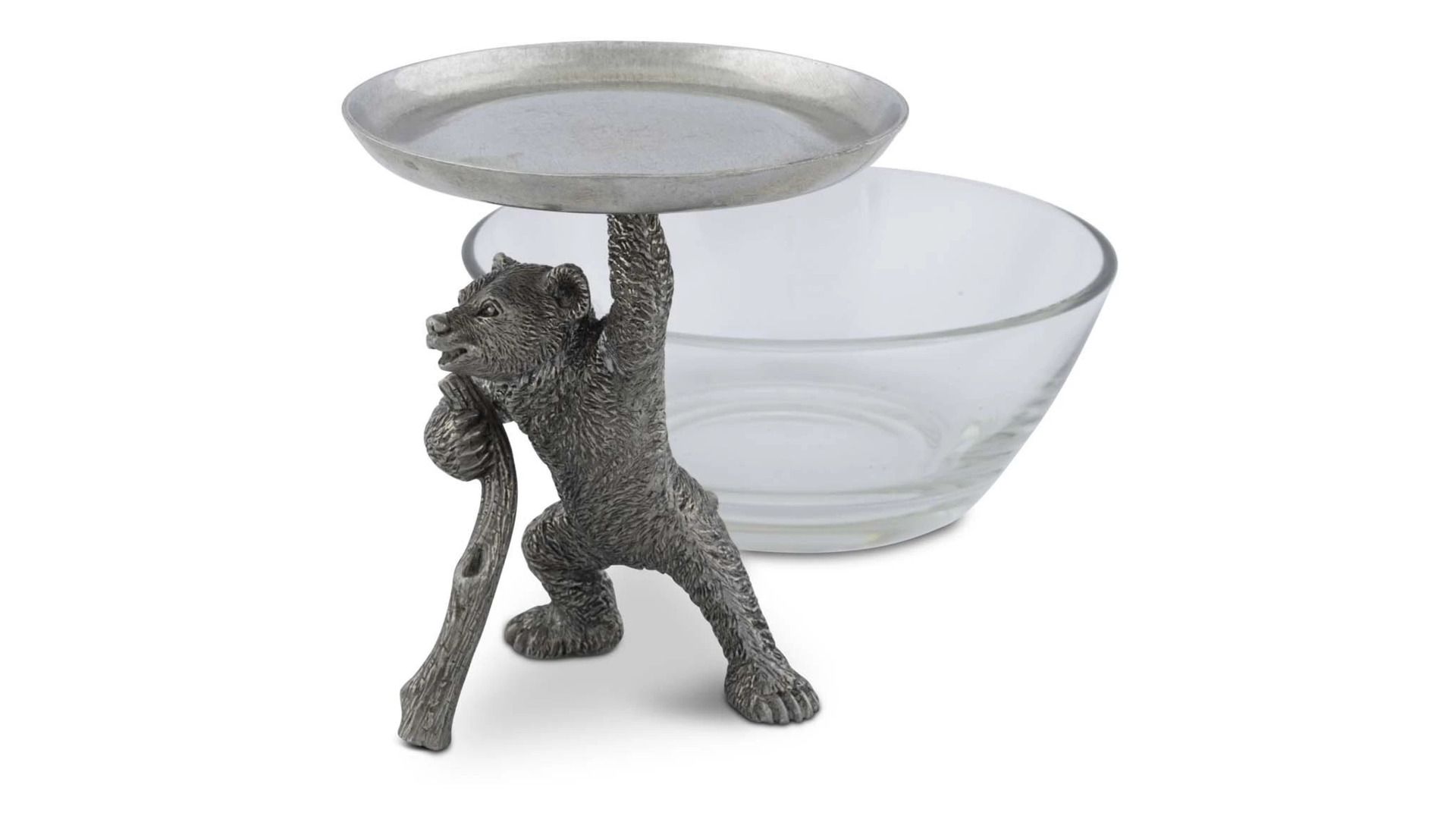 10648917 Vagabond House Чаша для орешков Vagabond House Лесные истории.Медведи 15см, стекло Стекло  - Вид №1