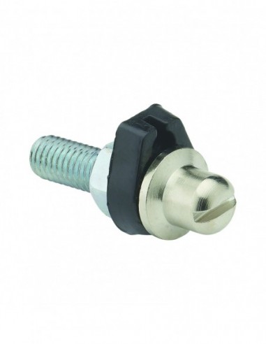 006900 008 01  Клемма для крепления цепи к раковине из нержавеющей стали, Д. 5 x 22 мм, матовый никель, 2 шт. Valentin Хром  - Вид №1