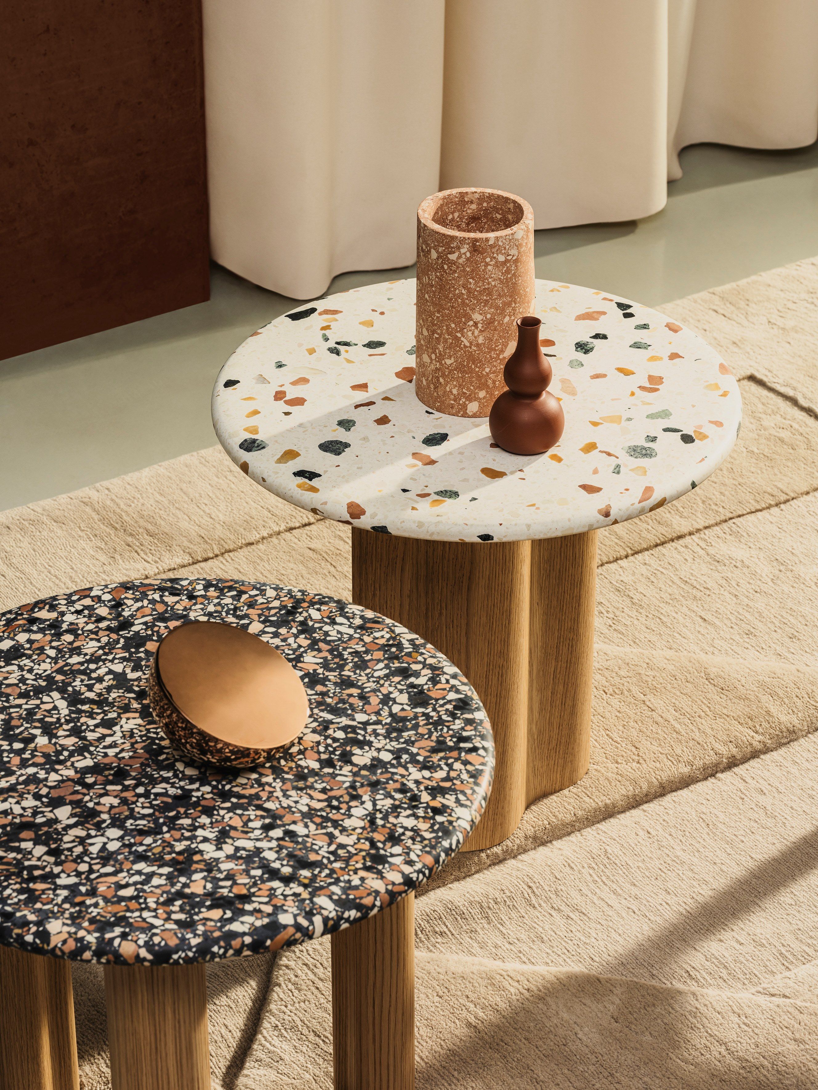 Высокий круглый журнальный столик из МДФ Arper Ghia ARCH-00071697 - Вид №5