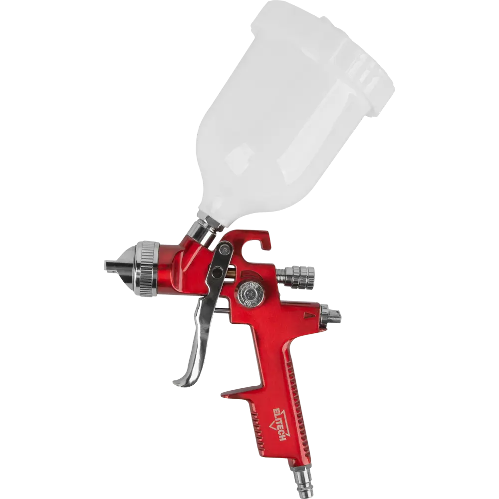 Пневматический краскораспылитель Elitech HVLP с регулировкой факела 84552395 STLM-0051862 - Вид №1