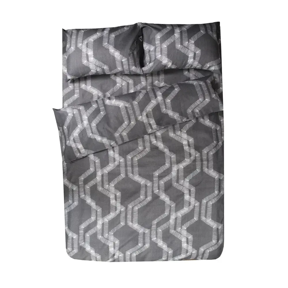 Комплект постельного белья Eclair Гало полутораспальный серый 89396254 STLM-1391993 - Вид №1